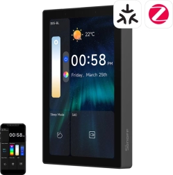 Sonoff nspanel pro 120 slimme bedieningspaneel met ondersteuning voor matter, wifi, bluetooth en zigbee – zwart