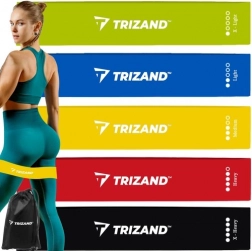 Set van 5 fitness elastiek - Trizand