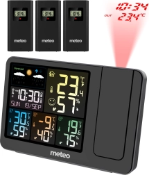 Weerstation met DCF en laserprojector