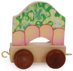 Small Foot alfabetwagon – drakenlichaam