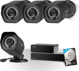 Zmodo set camerasysteem 4× 1080p met NVR en 1 TB schijf