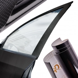 Zwarte carbonfolie 5D 1,52x18 m