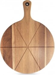 Houten pizzaplank met handvat 43,5 × 32 cm