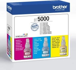 Set inkt voor Brother-printer (Cyaan, Magenta, Geel)