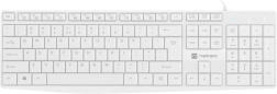 Wit toetsenbord Natec Nautilus met numeriek gedeelte