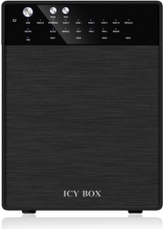 Externe RAID-systeem 4×3,5" ICY BOX voor HDD, USB 3.0 en eSATA