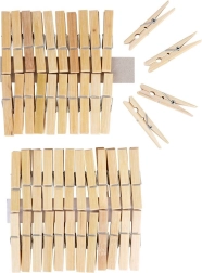 Ultra Clean bamboe wasknijpers, 48 stuks