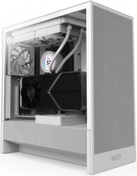 NZXT H5 Flow RGB witte PC behuizing Midi Tower met raam