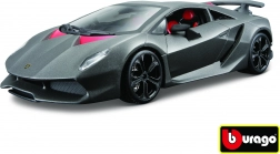 Model Lamborghini Sesto Elemento 1:24 Metallic Grijs