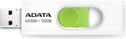 Flashdrive ADATA UV320 32GB USB3.2 Wit-Groen