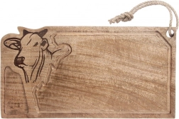 Houten snij- en serveerplank van mangohout 45 × 22 cm