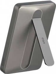Magnetische powerbank ESR Qi2 MagSlim 5000 mAh met standaard – zandkleur