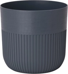 LUCA plantenpot-omhulsel schaal 19 cm antraciet
