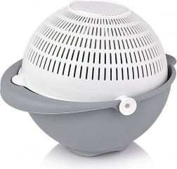 Draaiende keukenzeef met kom 25 cm