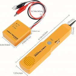 Kabelzoeker en tester met toonsoonds RJ11 in etui