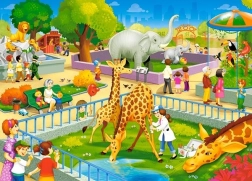 Puzzel 60 stukjes Zoo Visit