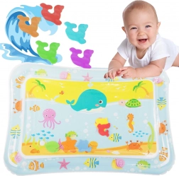 Opblaasbare sensorische watermat voor baby's