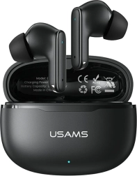 Draadloze oordopjes TWS USAMS E05 Bluetooth 6.0 zwart