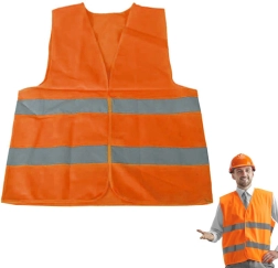 Waarschuwingsreflectievest oranje XL