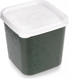 Kunststof voedseldoos met deksel 380 ml groen