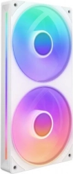 dubbele ventilator NZXT F240 RGB Core PWM wit