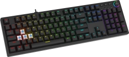 Mechanisch gamingtoetsenbord SAVIO STYX met OUTEMU Blue-schakelaars, hot-swap en RGB