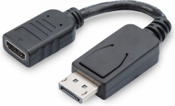 Adapter DisplayPort naar HDMI, 1080p 60 Hz, zwart, 0,15 m