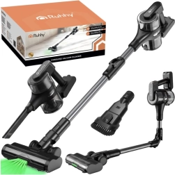 Draadloze steelstofzuiger Ruhhy LunPro 400 W met HEPA-filter
