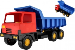 Plastic vrachtwagen met kiepbare laadbak 75 cm – Blauw
