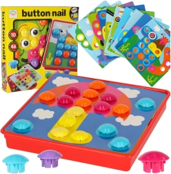 Educatieve mozaïek met pinnetjes, 57 stuks