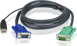 Kabel voor KVM‑schakelaar USB 3‑in‑1 SPHD