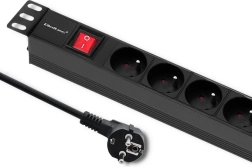 Stroomverdeler voor RACK 1U 16A PDU 6x FRENCH 2 m