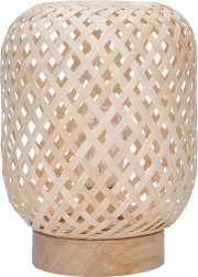 Solight rieten LED-lantaarn met warmwit licht 19 cm