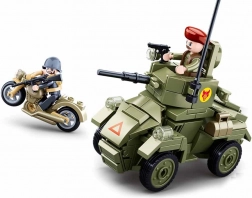 Sluban Tweede Wereldoorlog kleine pantserwagen bouwset