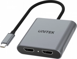 Unitek USB-C naar 2x HDMI-adapter