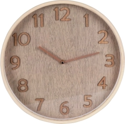 Beige wandklok 38 cm