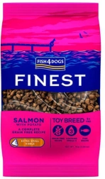 Krokante brokjes voor honden extra klein zalm met aardappelen 1,5 kg FISH4DOGS