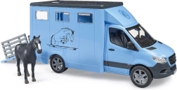 Bruder Mercedes‑Benz Sprinter paardenvervoerder met figuur