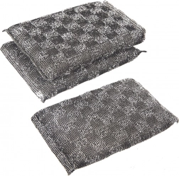 Keukensponsjes 3 stuks – metalen schuurspons voor vaatwerk