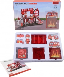 Magnetische bouwset voor kinderen in een praktische box