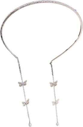 Decoratieve haarband met vlindermotief