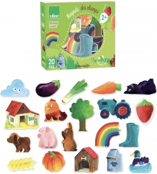 Vilac houten magneten Platteland