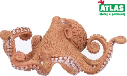 Handbeschilderde octopusfiguur 10,5 cm