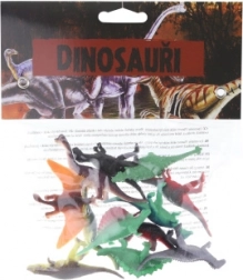 Set van 12 dinosaurussen in zakje