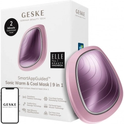 Sonische massage masker 9 in 1 Geske met app (roze)