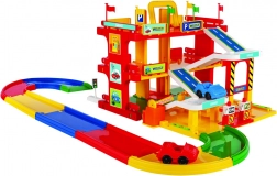 Garage Service met wegbaan van Wader