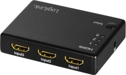 HDMI‑schakelaar 3x1 met afstandsbediening, 1080p/60 Hz