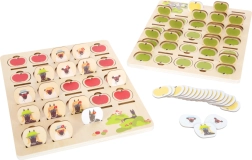 SMALL FOOT raad eens wie ik ben? 4 FRIENDS – houten geheugenspel 2-in-1