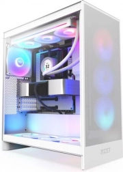 NZXT H7 Flow RGB witte pc-behuizing (mid-tower, 2024)