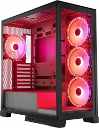 computerbehuizing volcano space argb zwart